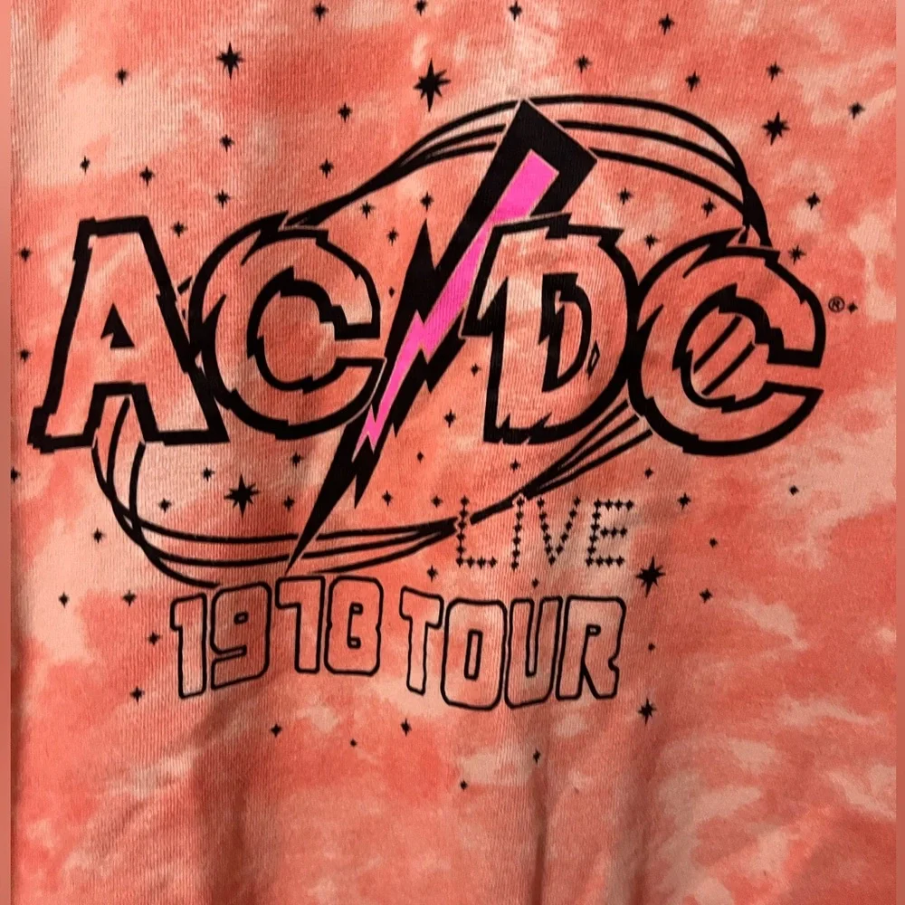 AC/DC | Shirts & Tops | Acdc High Voltage Live 978 Tour Tie Dye Pink ...